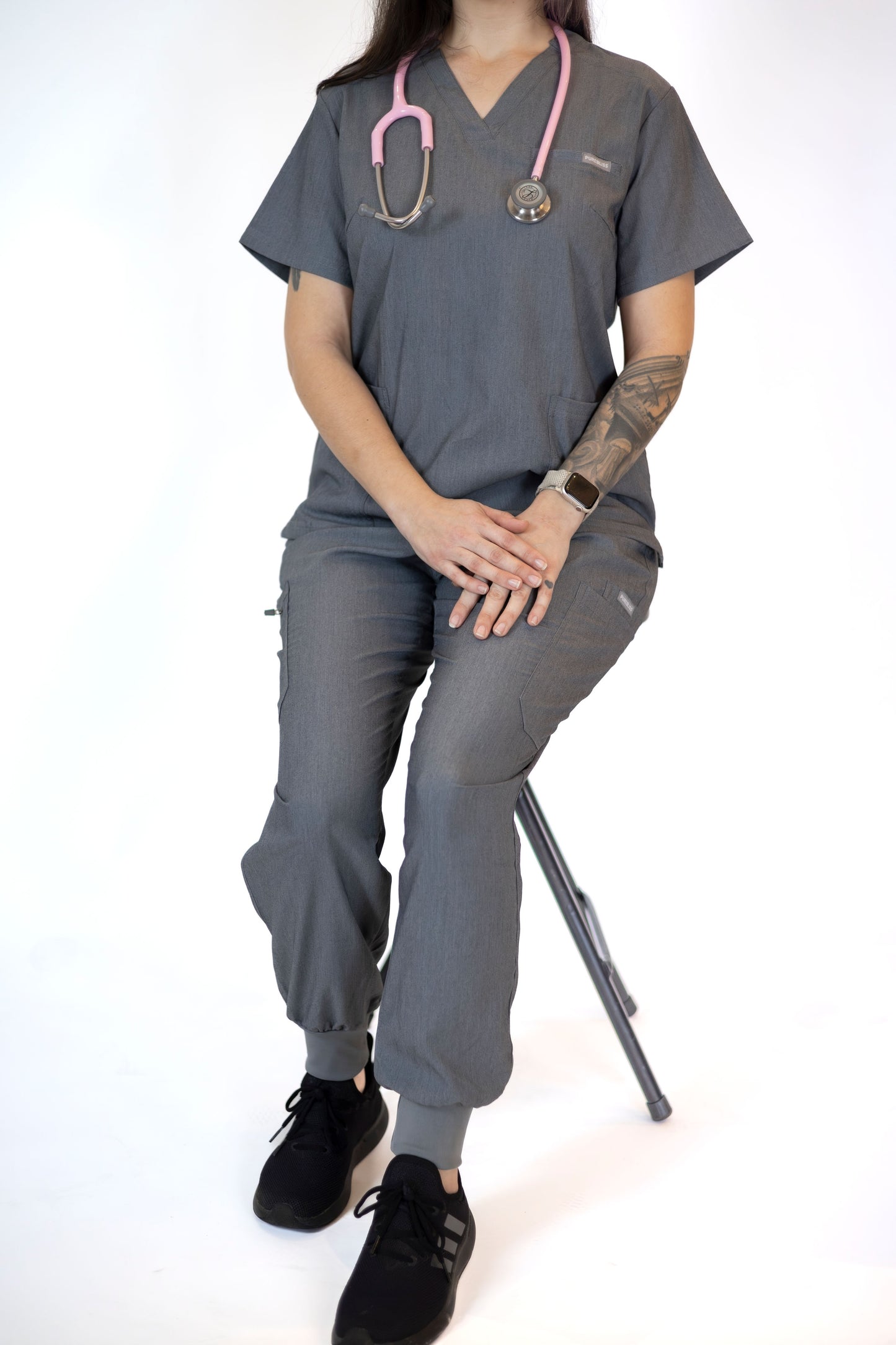 Women Top- Charcoal Grey