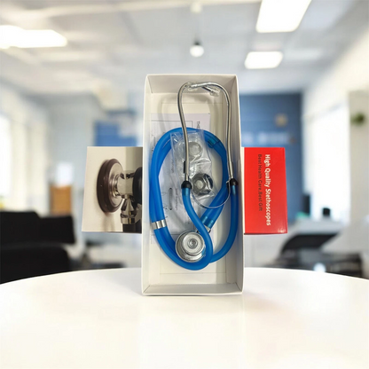 Blue Cardiology Dual Head Stethoscope – Nurse Doctor