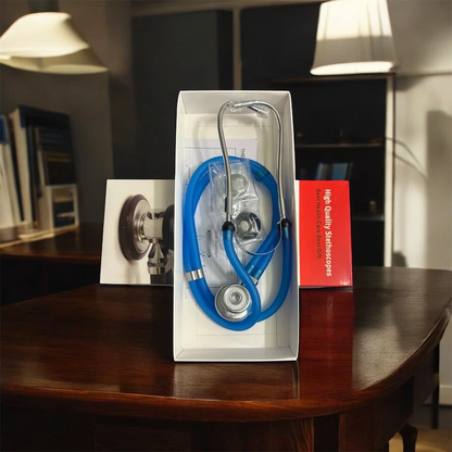 Blue Cardiology Dual Head Stethoscope – Nurse Doctor