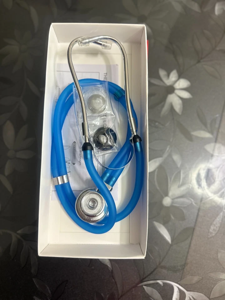 Blue Cardiology Dual Head Stethoscope – Nurse Doctor