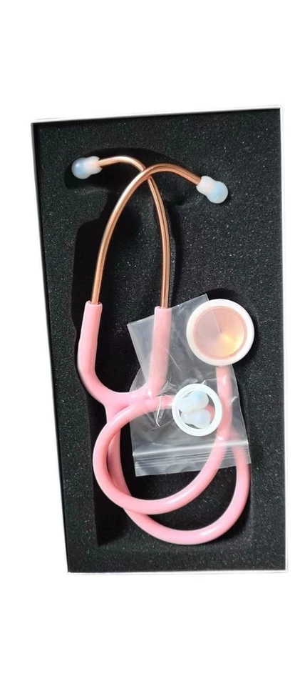 Classic Professional Cardiology Dual Head Doctor Nurse Medical Stethoscope Pink